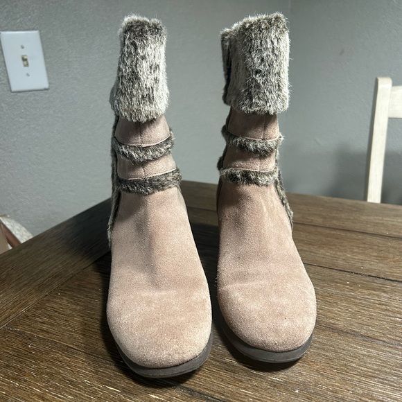 Easy Spirit Esbrandia Leather wedged boots size 8 - Picture 2 of 10